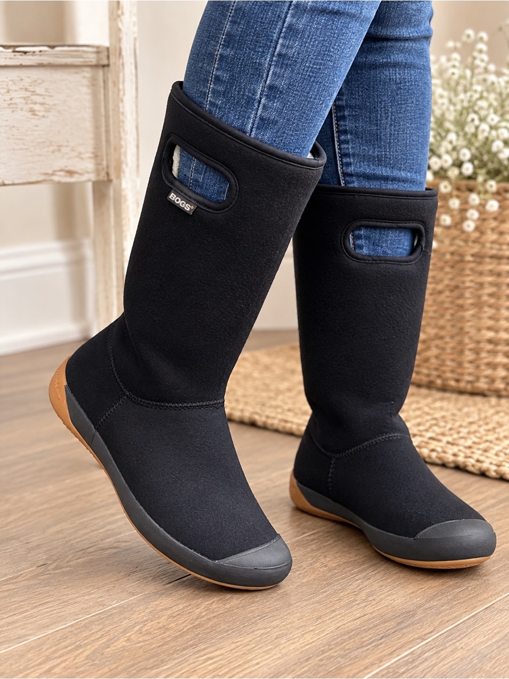 BOGS Black Waterproof Tall Boots Women’s